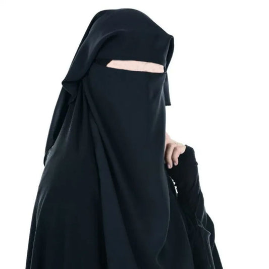 Triple Niqab - Black