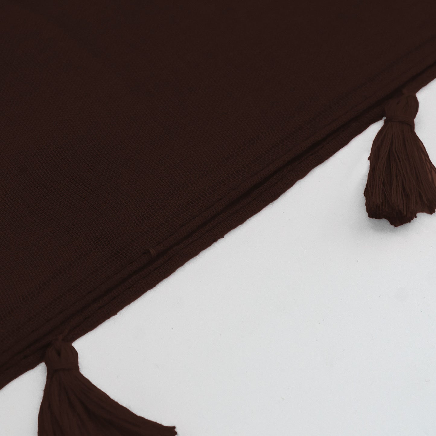 Brown - Plain With Tassel