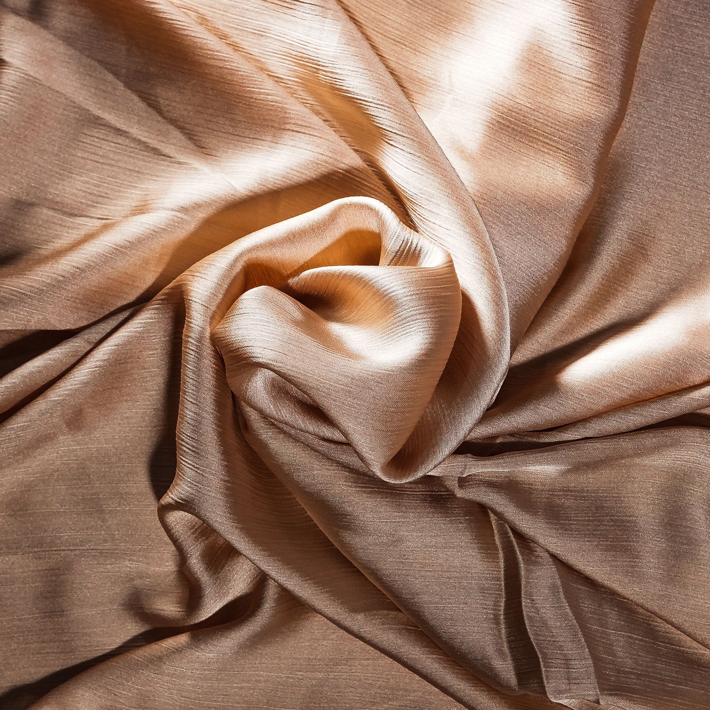 Cream - Crinkle Silk