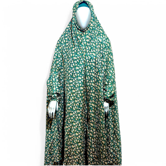 Floral Green - Namaz Chadar