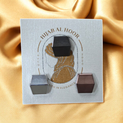 Hijab Magnets -  Hexagon Metal