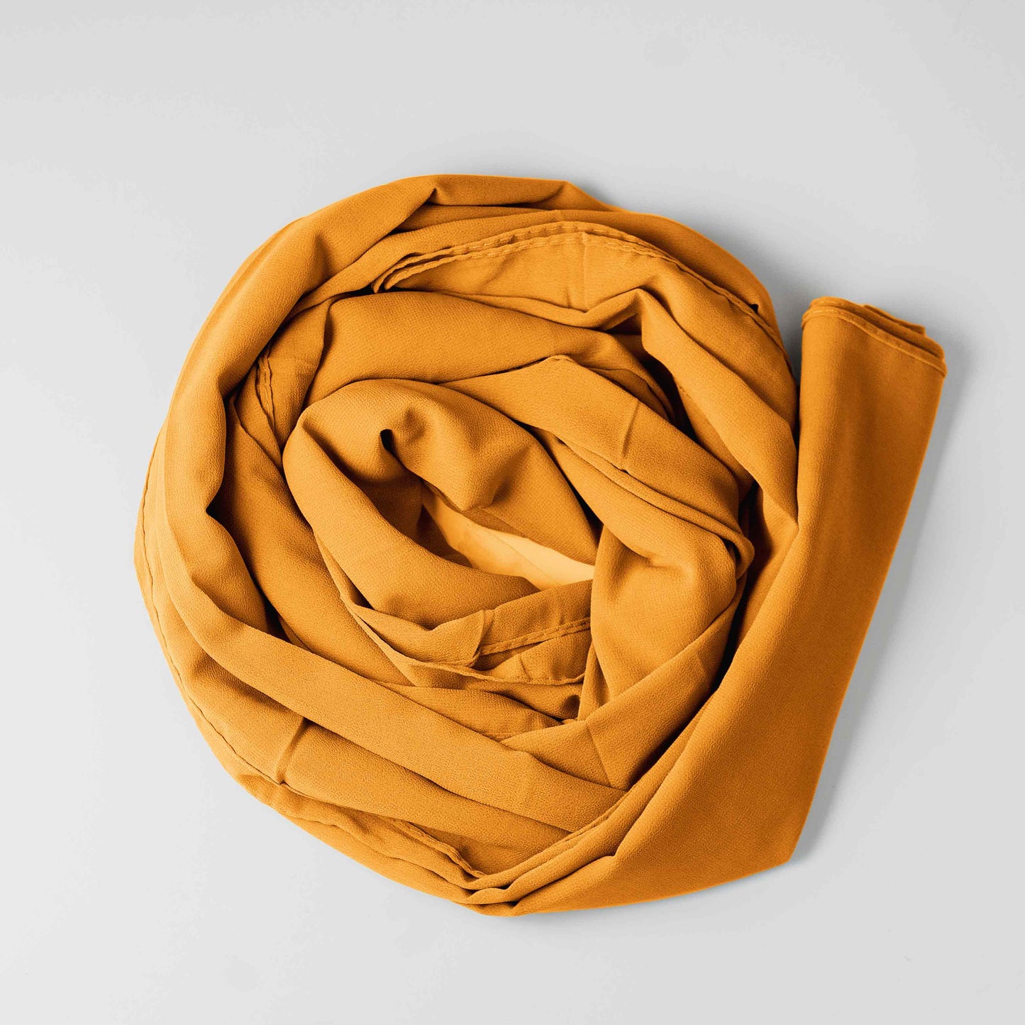 Mustard - Georgette Hijab