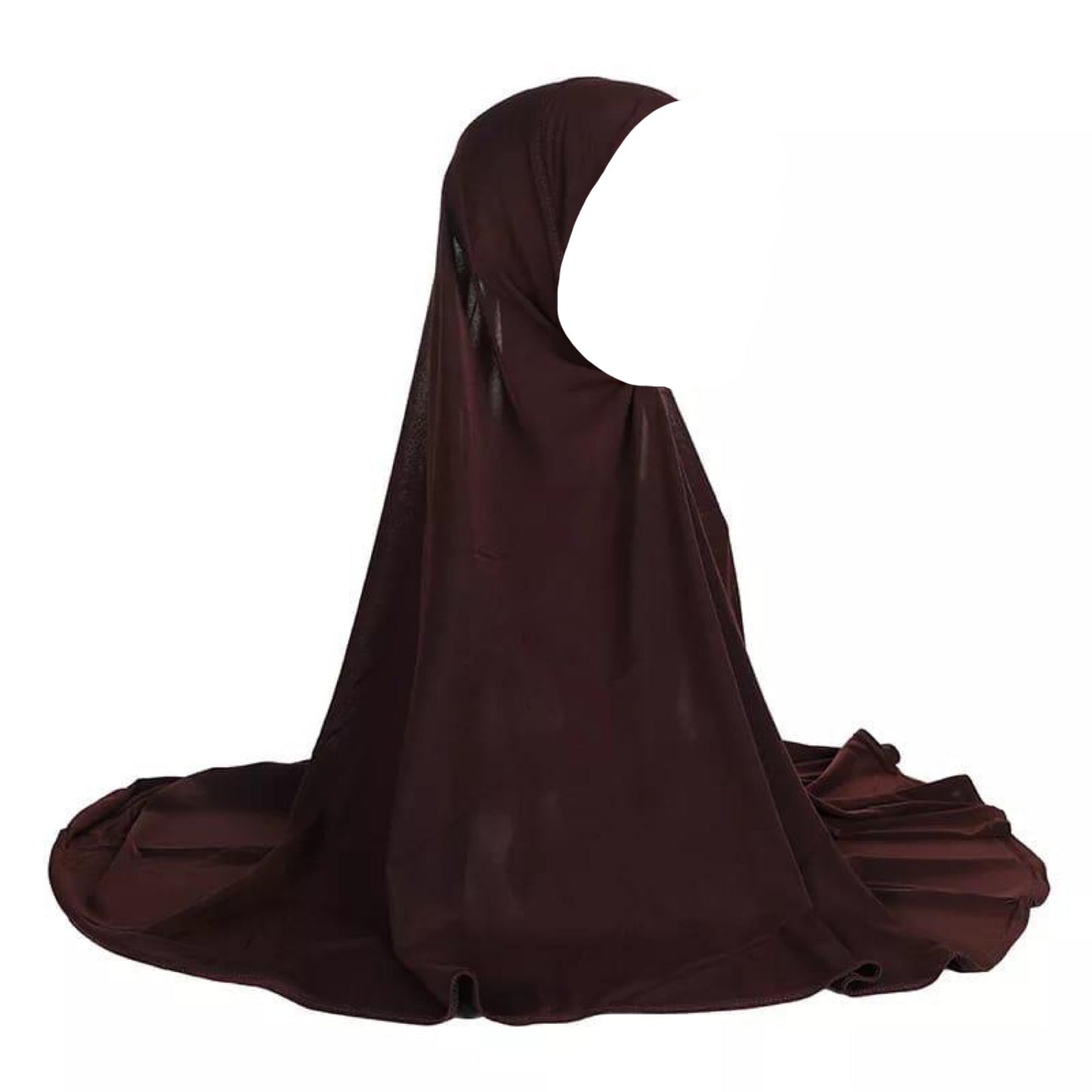 Cotton Jersey Scarf - Dark Brown