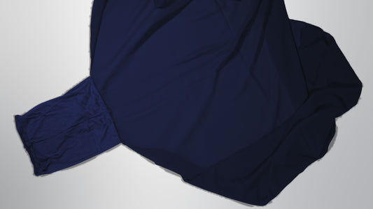 Navy Blue - Instant Georgette Hijab