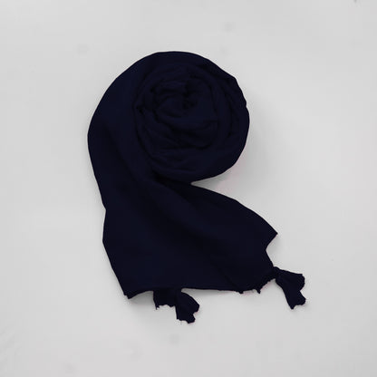 Navy Blue - Plain With Tassel