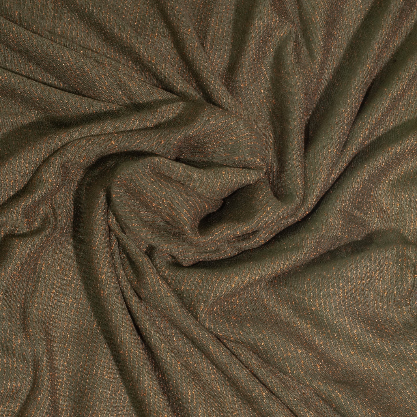 Olive Green - Ribbed Turkish Lawn