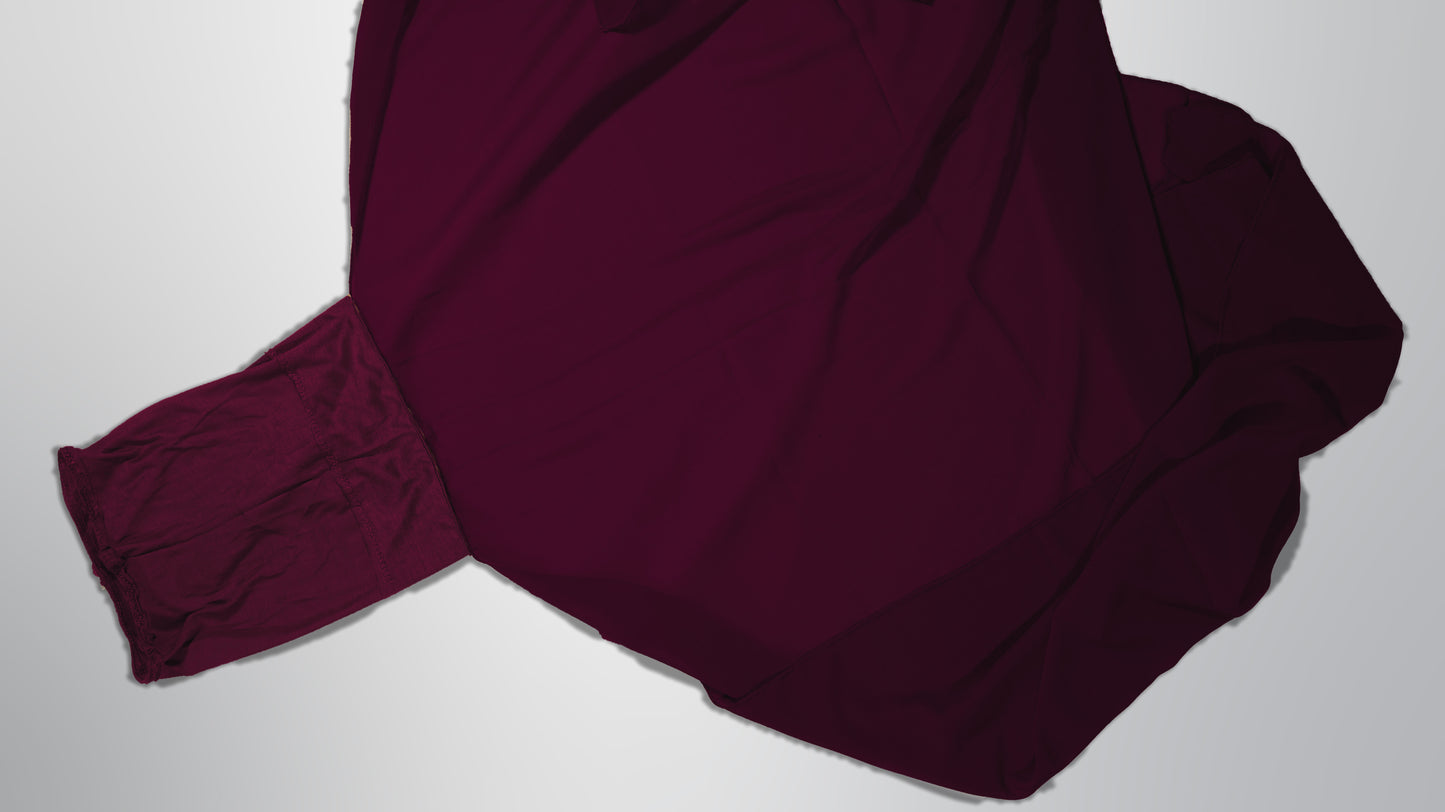 Plum - Instant Georgette Hijab