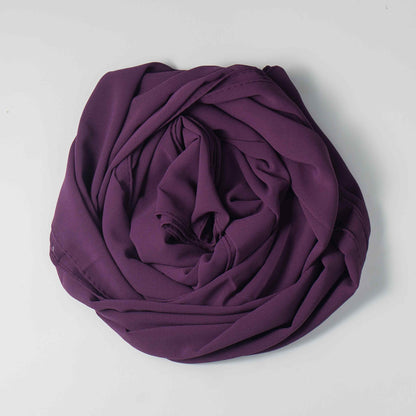 Premium Purple - Georgette Hijab