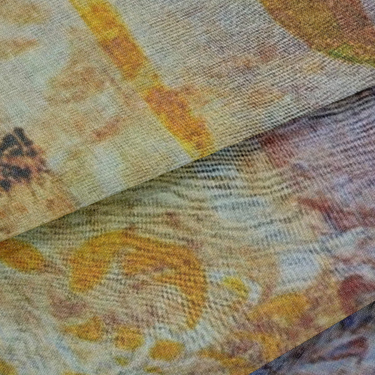 Golden Horizon - Printed Silk