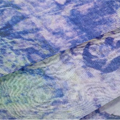 Blue Mirage - Printed Silk