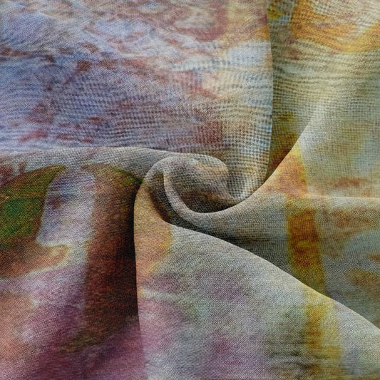 Golden Horizon - Printed Silk