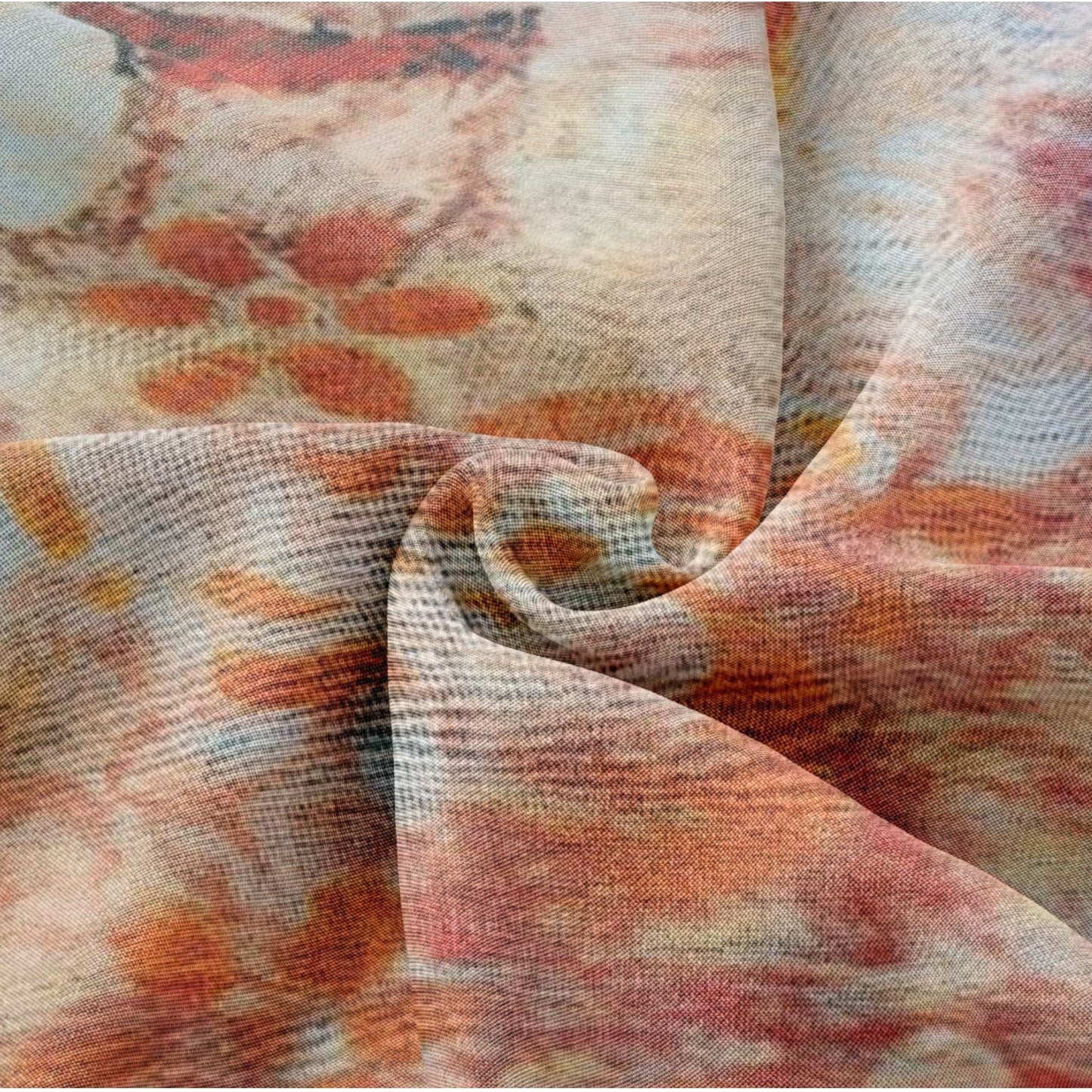 Sunset Glow - Printed Silk