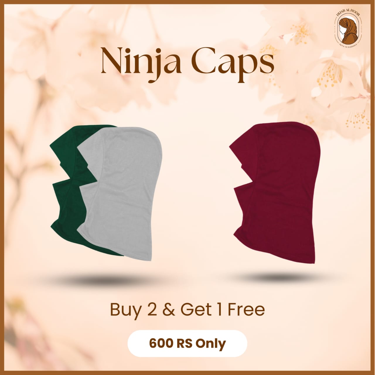 Ninja Caps - Buy 2 & Get 1 Free