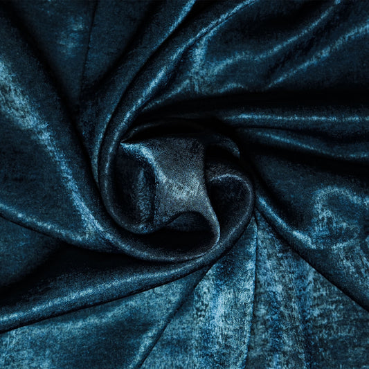 Teal Blue - Velvet Silk