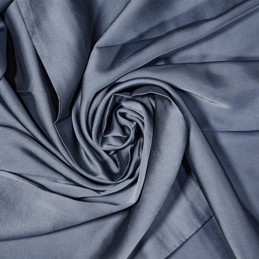 Charcoal - Plain Silk