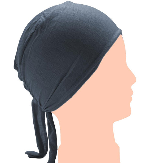 Tie-back Underscarf - Charcoal
