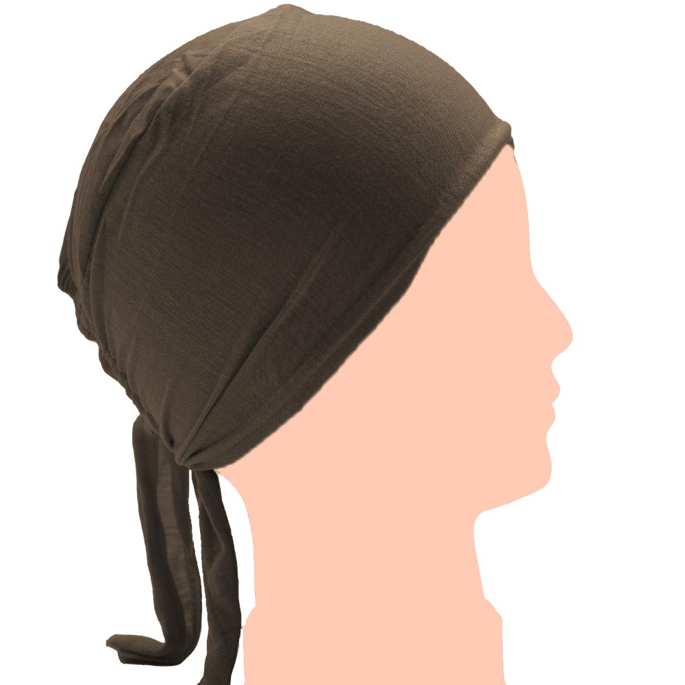 Tie-back Underscarf - Cocoa