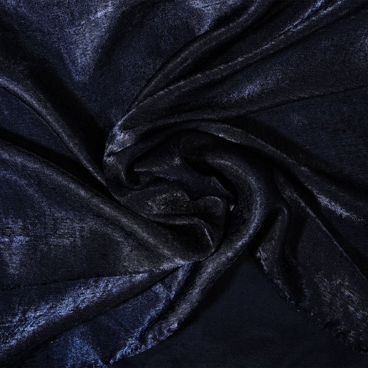 Navy Blue - Velvet Silk