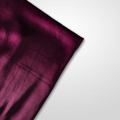 Plum - Crinkle Silk