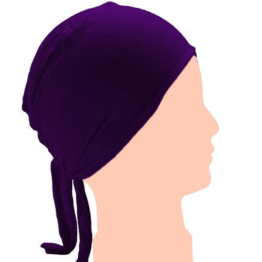 Tie-back Underscarf - Premium Purple