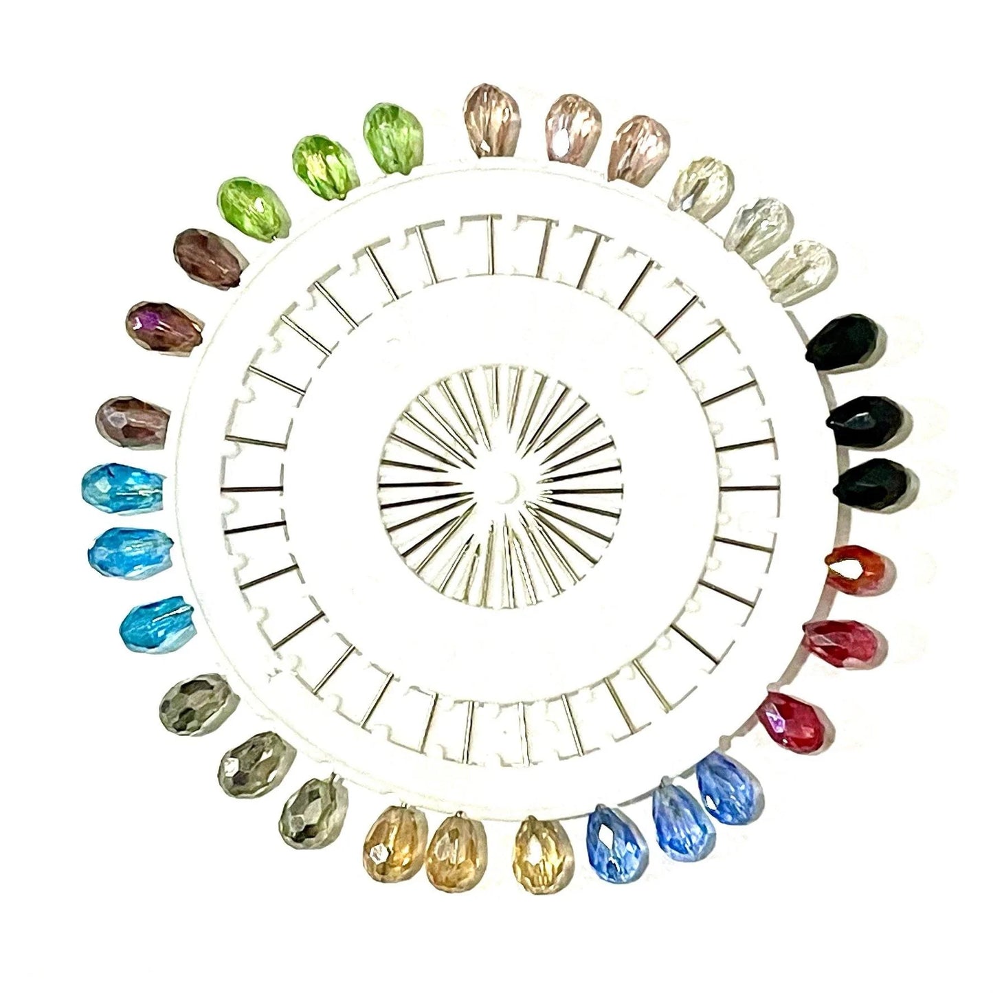 Fancy Hijab Pin Wheel - Multi Color (Large)