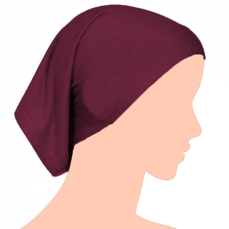 Tube Underscarf Cap - Plum