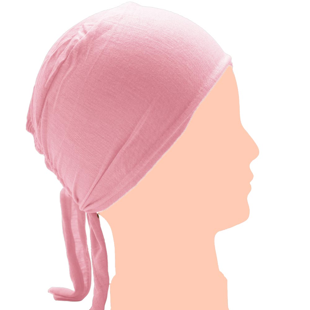 Tie-back Underscarf - Blush Pink