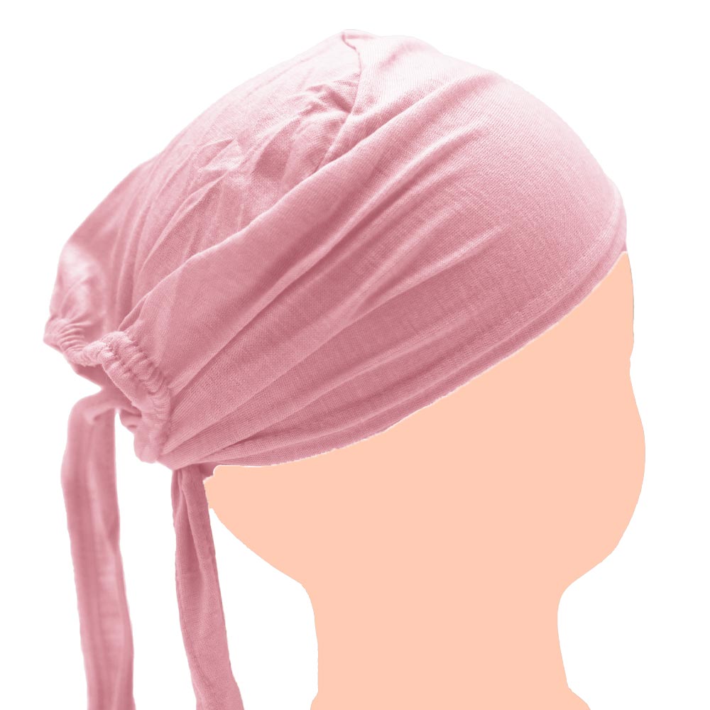 Tie-back Underscarf - Blush Pink