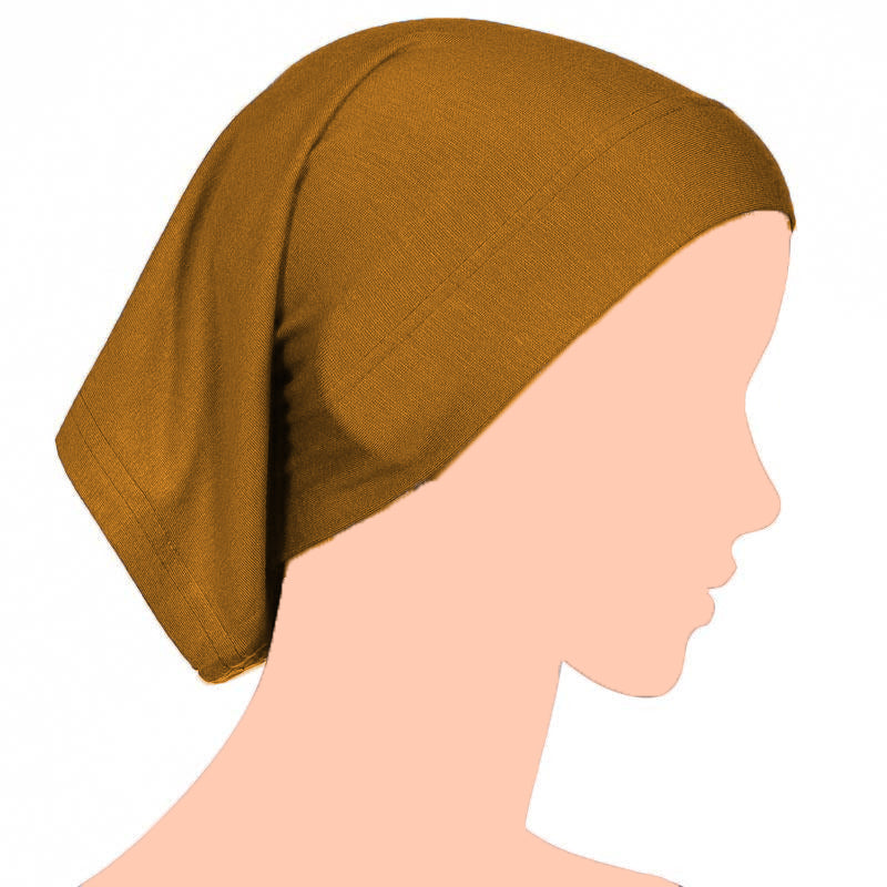 Tube Underscarf Cap Gold