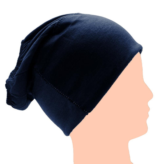 Bonnet Cap - Navy Blue