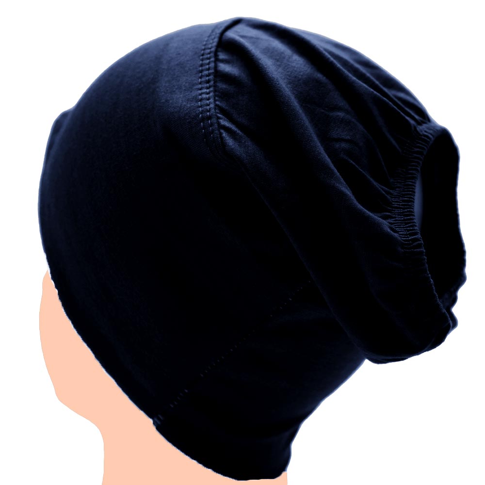 Bonnet Cap - Navy Blue