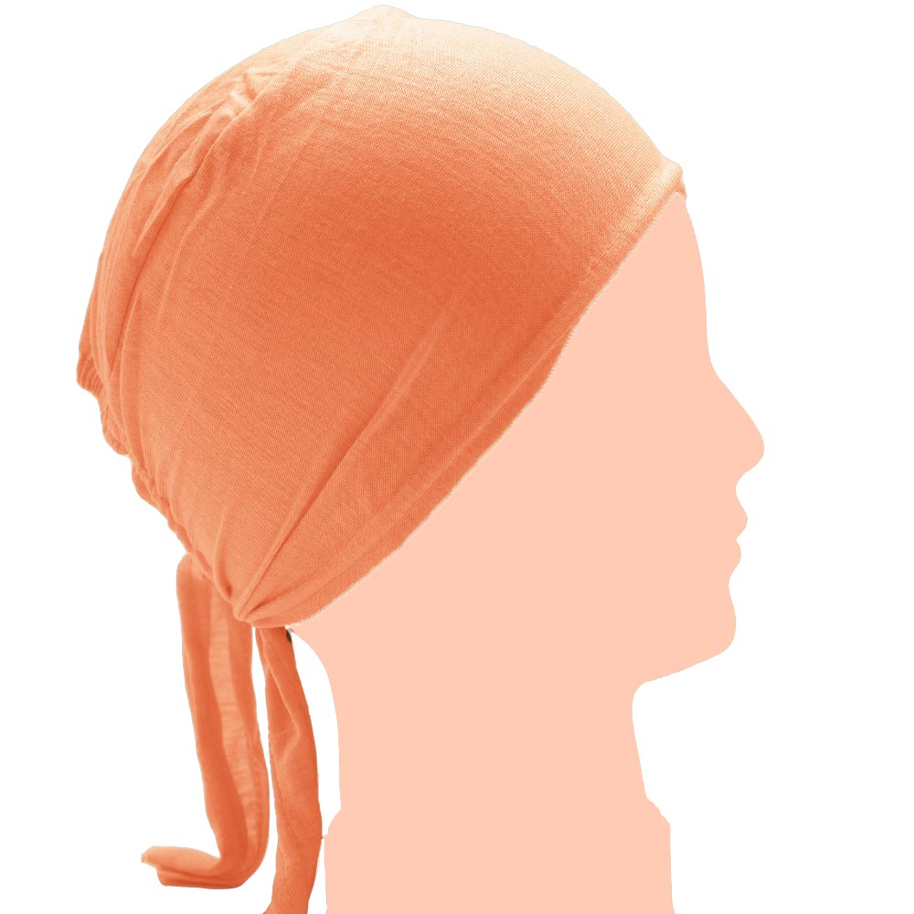 Tie-back Underscarf - Peach