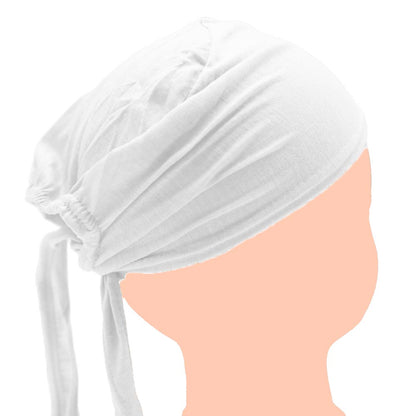 Tie-back Underscarf - White